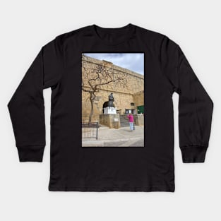 Valletta, Malta Kids Long Sleeve T-Shirt